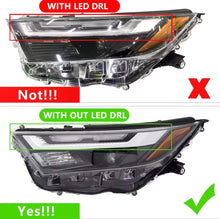 Toyota RAV4 50 Series Left Headlight Without LED DRL 2019–2025 – Brand New