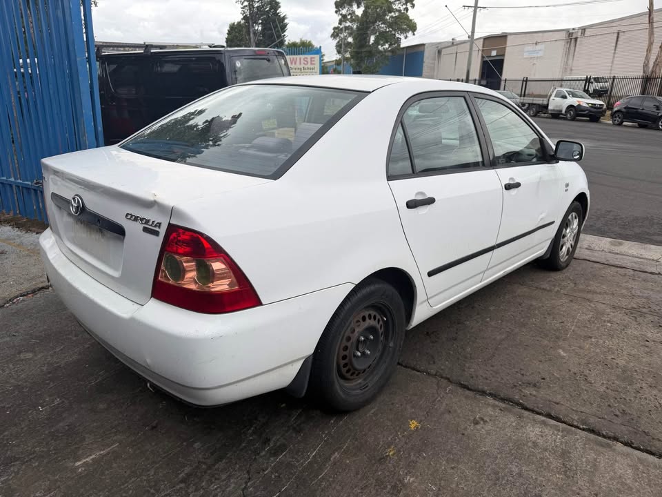 Toyota Corolla 2006 ZZE122R Sedan 1ZZ-FE Manual Parts – Now Dismantling