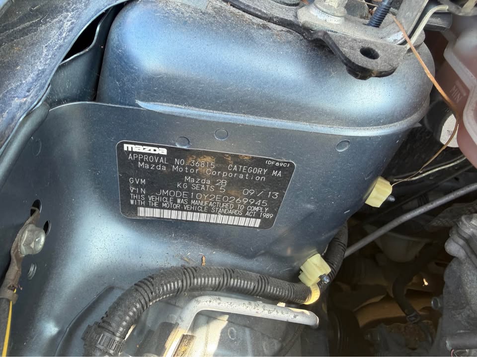 Mazda 2 2013 DE Series 2 Neo Sport ZY-VE Automatic Parts – Now Dismantling