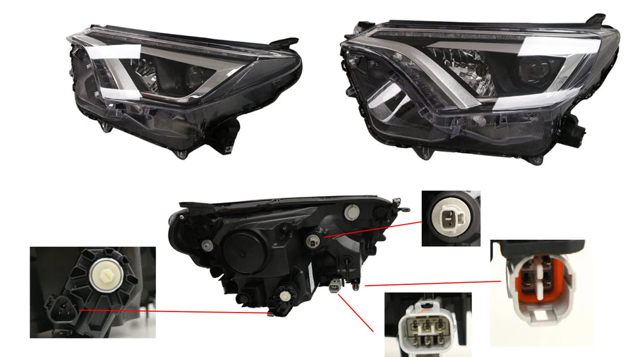 Toyota RAV4 40 Series Left Headlight 2015–2018 – Brand New