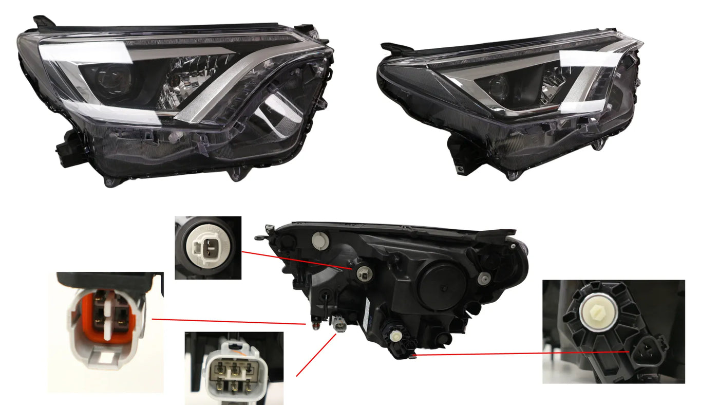 Toyota RAV4 40 Series Right Headlight 2015–2018 – Brand New