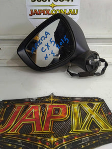Mazda CX-5 KE Left Door Mirror Non Blind Spot Flasher in Backing Type 2014–2016 – Used Genuine